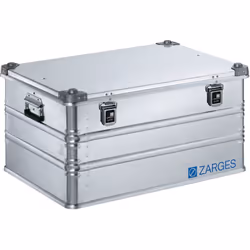 Caisse de transport en aluminium, capacité 157 l, L x l x h int. 750 x 550 x 380 mm, modèle robuste. Produit livré = monté. C ...