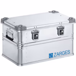 Caisse de transport en aluminium, capacité 60 l, L x l x h int. 550 x 350 x 310 mm, modèle robuste. Produit livré = monté. Ca ...