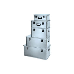Caisse aluminium Maxi L900xl500xH370mm 135l avec fermeture à clapet - 40863 - Zarges