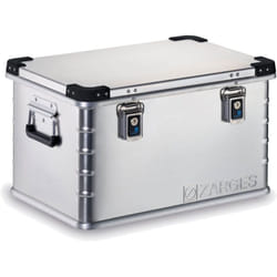 Boîte en aluminium Mini Plus L600xl400xH330 mm 60 l avec fermoir à déclic