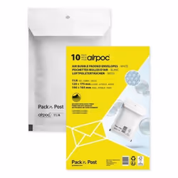 Enveloppes à bulles - GPV - 10x165cm - Auto adhésive - Lot de 10 - Protection optimale