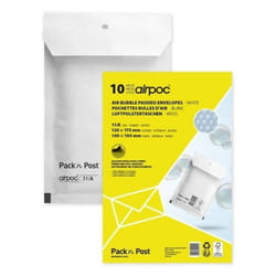 Enveloppes à bulles - GPV - 10x165cm - Auto adhésive - Lot de 10 - Protection optimale