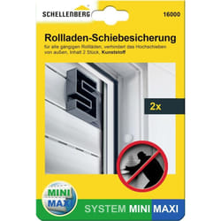 Schellenberg - 16000 Attache autobloquante Adapté à (systèmes de volets roulants) Mini Maxi X519862