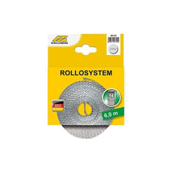 Schellenberg - 46102 sangle de volet roulant pour fenêtre largeur 14 mm système mini 6 m gris