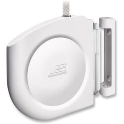 Schellenberg 50156 Mini Enrouleur à visser avec sangle pour montage sur mur/cadre de fenêtre Blanc - 50150