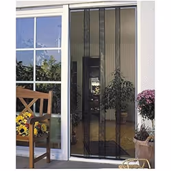 Rideau Moustiquaire Schellenberg - 100 x 220 cm - Polyester - Anthracite - Intérieur