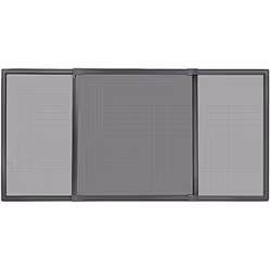 Moustiquaire - SCHELLENBERG - 50813 - Aluminium gris - Ajustable - 193x75 cm