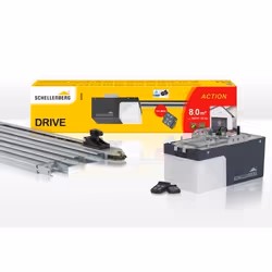 Motorisation porte de garage - SCHELLENBERG - Kit DRIVE Action - 500N - Basculante - Connecté