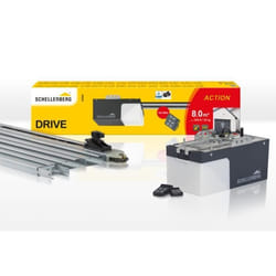 Motorisation porte de garage - SCHELLENBERG - Kit DRIVE Action - 500N - Basculante - Connecté