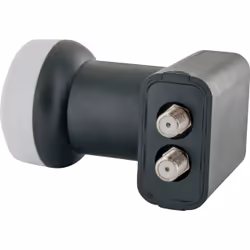 Schwaiger LNB2 convertisseur abaisseur de fréquence Low Noise Block (LNB) 11,70 - 12,75 GHz Noir