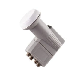 Schwaiger LNB4 convertisseur abaisseur de fréquence Low Noise Block (LNB) 10,70 - 12,75 GHz Gris