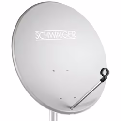 Schwaiger SPI440, 10,7 - 12,75 GHz, 32,6 dBi, Gris, Aluminium, Plastique, Acier, 42 cm, 424 mm