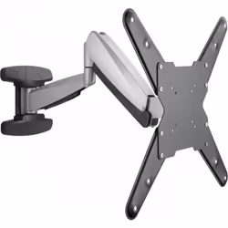Schwaiger LWHD5530 511, 75 x 75 mm, 400 x 400 mm, -20 - 10°, -3 - 3°, Aluminium, Noir
