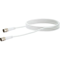 Schwaiger KDAK30 532 câble coaxial 3 m F Blanc