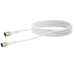 Schwaiger KDAK75 532 câble coaxial 7,5 m F Blanc