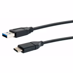 Schwaiger LK 050 C câble USB 0,5 m USB 3.2 Gen 2 (3.1 Gen 2) USB A USB C Noir