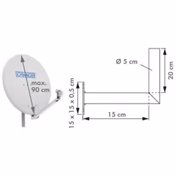 Schwaiger WAH1525 001 Argent Aluminium - Vue supplémentaire 7
