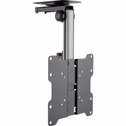 Schwaiger LWHD3720 513, 75 x 75 mm, 200 x 200 mm, 0 - 120°, 90 - -90°, Acier, Noir