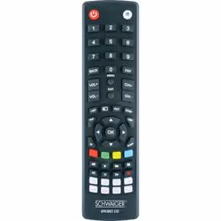 Schwaiger UFB3802533, DTV, TV, Appuyez sur les boutons, Noir
