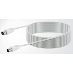 Schwaiger KDSKI100532 câble coaxial 10 m IEC Blanc