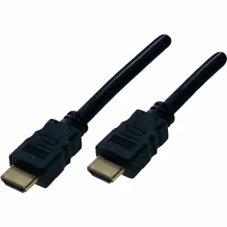 Schwaiger HDM0070 043, 0,7 m, HDMI Type A (Standard), HDMI Type A (Standard), Noir