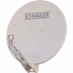 Schwaiger SPI085, 10,70 - 12,75 GHz, 39,3 dBi, Blanc, 85 cm