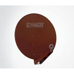 Schwaiger SPI085PR011 antenne satellites 10,7 - 12,75 GHz Rouge