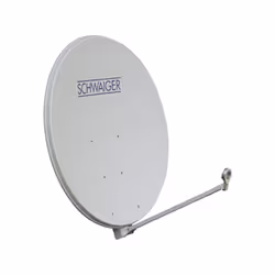 Schwaiger SPI1000.0, 10,7 - 12,75 GHz, 40,8 dBi, Blanc, Aluminium, 100 cm, 1000 x 180 x 1100 mm