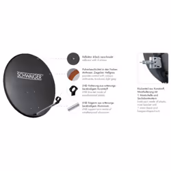 Schwaiger SPI550 antenne satellites Anthracite