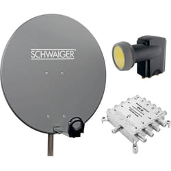 Système sat sans récepteur Schwaiger SPI9961SET5 Nombre d'abonnés: 8