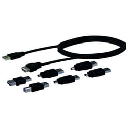 Schwaiger CAUSET531 câble USB USB 2.0 USB A Noir