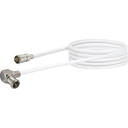 Schwaiger MMC15 052 câble coaxial 1,5 m Mini D F Blanc