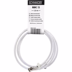 Schwaiger MMC15 052 câble coaxial 1,5 m Mini D F Blanc
