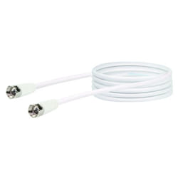 Schwaiger KVC215 052 câble coaxial 1,5 m F Blanc