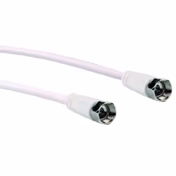 Schwaiger KVC215 052 câble coaxial 1,5 m F Blanc