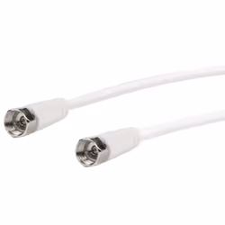 Schwaiger KVC215 052 câble coaxial 1,5 m F Blanc