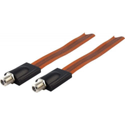 Schwaiger KFF30 531 câble coaxial 0,173 m Type F Noir, Rouge
