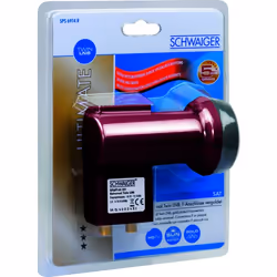 Schwaiger SPS6914R 531 convertisseur abaisseur de fréquence Low Noise Block (LNB) Rouge - Vue supplémentaire 4