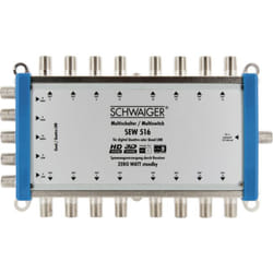 Schwaiger SEW516 531 commutateur multiple satellite 5 entrées 16 sorties