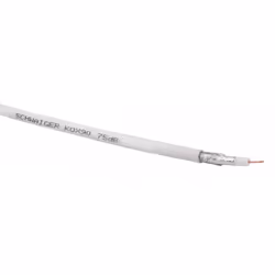 Schwaiger Kabel / Adapter câble coaxial 50 m Blanc
