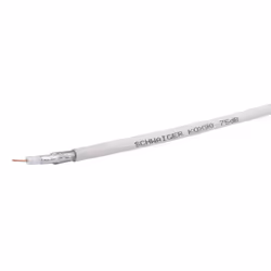 Schwaiger Kabel / Adapter câble coaxial 50 m Blanc