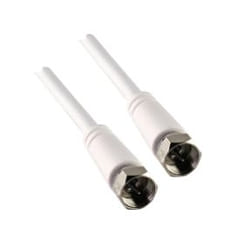 Schwaiger KVC250 052 câble coaxial 5 m F Blanc
