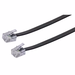 Schwaiger 6.0m RJ-11 - RJ-11 6 m Noir