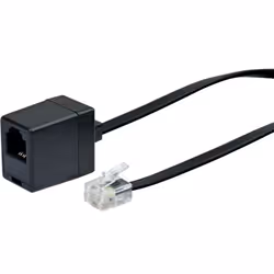 Schwaiger 10m RJ-11 - RJ-11 Noir
