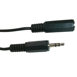 Schwaiger KHA4036 533 câble audio 5 m 3,5mm Noir