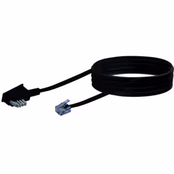 Schwaiger 6.0m RJ-11 - TAE-N 6 m Noir