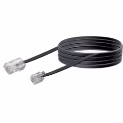 Schwaiger 3.0m RJ-11 - RJ-45 3 m Noir