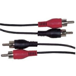 Schwaiger CIK5125 câble audio 10 m 2 x RCA Noir
