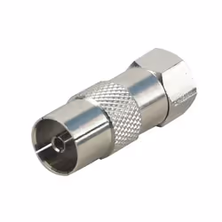 Schwaiger UEST9300 531, F, IEC, Femelle, Femelle, Argent