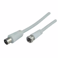Schwaiger KVCK161 532, 1,5 m, F, IEC, Blanc